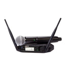 Shure GLXD24+/SM58-Z3 Dual Band Wireless System with GLXD4+ Tabletop Receiver and SM58® Handheld Transmitter