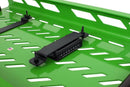 Gator GPB-XBAK-GR Pédalier en Aluminium Extra Large avec Sac de Transport - Vert Screamer