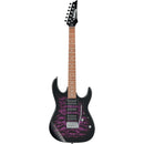 Ibanez GRX70QATVT GIO RX - Guitare électrique avec configuration de micro HSH - Transparent Violet Sunburst