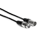 Hosa DMX-530 DMX Câble d'extension XLR 5 broches mâle vers XLR femelle 5 broches - 30'