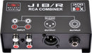 Prises Galaxy Audio JIB/R dans la boîte Combineur de sources