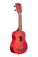 Kala KA-MRT-RED-S Satin Meranti Soprano Ukulele (Adobe Red Watercolor)