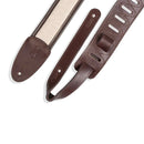 Levy's MHG2 Sangle de guitare série Deluxe – 6,3 cm (marron foncé)