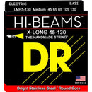 DR Handmade Strings LMR5-130 Hi-beams Long Scale 5-String Bass Strings - Medium (45-130)