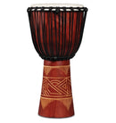 Latin Percussion LP713LR World Beat Wood Art Large Djembe (Red)
