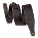 Levy's M17BAS Sangle de guitare en cuir beurre Pull-Up - 2,5" (marron foncé)
