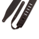Levy's M17BAS Sangle de guitare en cuir beurre Pull-Up - 2,5" (marron foncé)