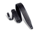 Levy's M317FG Sangle de guitare en cuir pour vêtement – 6,3 cm (Noir)