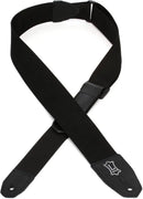 Levy's MRHP Sangle de guitare large en polyester à hauteur droite – 5,1 cm (Noir)