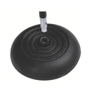 On-Stage MS7201QTR Quarter-Turn Round Base Threadless Microphone Stand (Black)