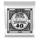 Ernie Ball 0340EB Slinky Coated Nickel Wound Electric Guitar String - 0.040
