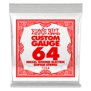 Ernie Ball 1164EB 3-Pack Nickel Wound Electric Custom Gauge Electric Guitar Strings - 0.064