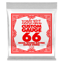 Ernie Ball 1166EB 3-Pack Nickel Wound Electric Custom Gauge Electric Guitar Strings - 0.066