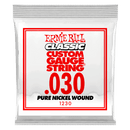 Ernie Ball 1230EB Classic Pure Nickel Wound Custom Gauge Electric Guitar String - 0.030