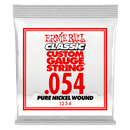 Ernie Ball 1254EB Classic Pure Nickel Wound Custom Gauge Electric Guitar String - 0.054