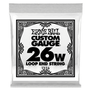 Ernie Ball 1326EB 6-Pack Loop End Stainless Steel Plain Banjo or Mandolin Guitar Strings - 0.026
