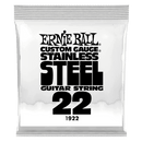 Ernie Ball 1922EB Custom Gauge Stainless Steel Wound Electric Guitar String - 0.022