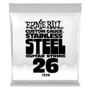 Ernie Ball 1926EB Custom Gauge Stainless Steel Wound Electric Guitar String - 0.026