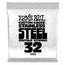 Ernie Ball 1932EB Custom Gauge Stainless Steel Wound Electric Guitar String - 0.032