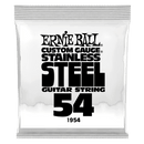 Ernie Ball 1954EB Custom Gauge Stainless Steel Wound Electric Guitar String - 0.054