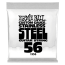 Ernie Ball 1956EB Custom Gauge Stainless Steel Wound Electric Guitar String - 0.056