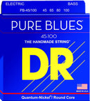 DR Handmade Strings PB-45/100 Pure Blues Bass Strings - Medium-Light (45-100)