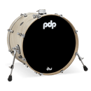 PDP PDCM1620KKTI Concept Maple Finish Ply Bass Drum (Twisted Ivory) - 16" x 20"