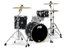 PDP PDCM18BPBK Concept Maple 3 pièces Bop Shell Pack Finition Ply - Noir satiné