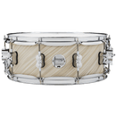 PDP PDCM5514SSTI Concept Maple Finish Ply Caisse claire 5,5" x 14" - Ivoire torsadé
