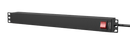 Caymon PSR119ES/B Unité de distribution d'alimentation 19" 9 prises IEC C13 avec interrupteur arrière