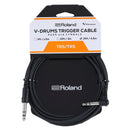 Roland PCS-15-TRA Câble de déclenchement de percussion électronique 1/4 pouce TRS 15ft.