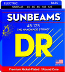 DR Handmade Strings SMR5-45 Sunbeams Bass Strings - Medium Short Scale (45-125)