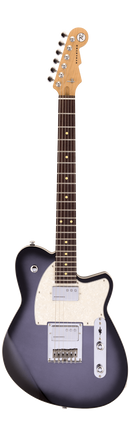 Guitare électrique Solidbody Reverend CROSSCUT avec touche en palissandre (Perwinkle Burst)