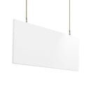 Primacoustic SATURNA Déflecteur suspendu avec ancrages tire-bouchon – 24 x 48 x 1,5" 2 paires (Blanc arctique)