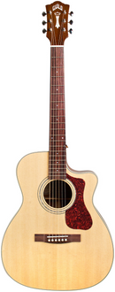 Guild WESTERLY OM-140CE Cutaway Acoustic-Electric Guitar - Red One Music