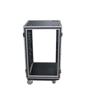 ProX T-12RSP24W 12U Space Shockproof Amp Rack ATA Flight Case 24 In Depth w/4 In Casters