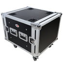 ProX T-8RSP 8U Space Shockproof Amp Rack ATA Flight Case 20 In Depth