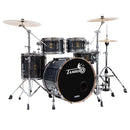 Tamburo TB UNIKA416BK UNIKA Series Pack de 4 fûts en bois avec caisse claire et grosse caisse 16" - Noir métallisé