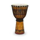 Djembé Toca TODJ-12TM Origins Series Rope Tuned Wood 12" - Masque tribal