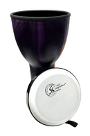 Toca TSSND-8WP-FP Sympatico™ Nesting Djembes Pretuned Heads 8" (Woodstock Purple)