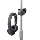 ProX X-HH711 Support de casque à serrage universel pour poteaux et supports d'enceintes