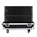 ProX X-RCF-HDL30A LAX2W pour haut-parleur Line Array RCF HDL 30-A Flight Case avec roulettes (peut contenir 2 haut-parleurs)