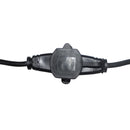 ProX XC-MEP12-326 120VAC NEMA 15 Male to 6 Socket Female Power-Extension Cord 12-3 AWG (Black) - 32 Ft.