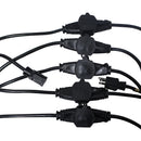 ProX XC-MEP12-326 120VAC NEMA 15 Male to 6 Socket Female Power-Extension Cord 12-3 AWG (Black) - 32 Ft.