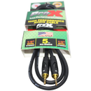 ProX XC-MM05 Balanced TRS-M Mini 1/8" to TRS-M Mini 1/8" High-Performance Audio Cable - 5 Ft.