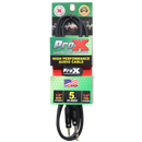 ProX XC-MS05 Balanced TRS-M Mini 1/8" to TRS-M High Performance Audio Cable - 5'