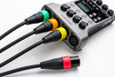 Câbles de microphone Zoom XLR-4C/CP XLR avec anneaux d'identification couleur