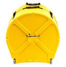 Hardcase HNP20BY Étui pour grosse caisse 20" avec roulettes et poignée de traction (Jaune)