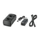 Station de charge à deux baies Audio-Technica ATW-CHG3AD série 3000 avec adaptateur secteur
