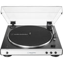 Audio-Technica AT-LP60XBT-WH Platine vinyle stéréo avec Bluetooth (blanc et noir)